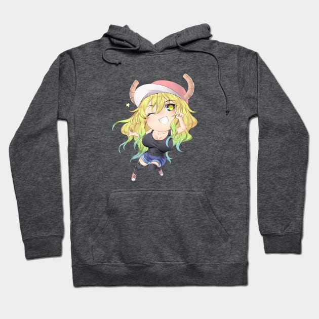Miss Kobayashi s Dragon Maid Lucoa Quetzalcoatl Lucoa Hoodie TeePublic